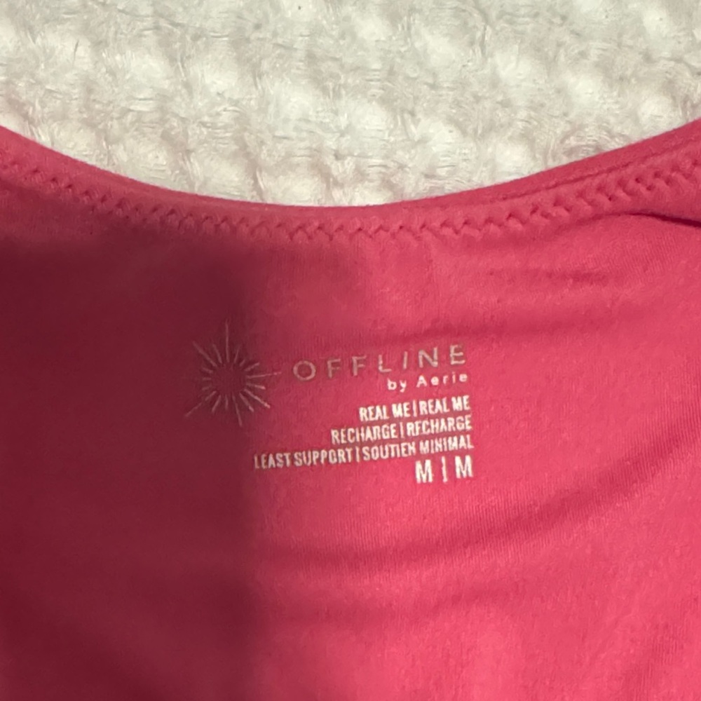 Aerie Vibrant Pink Tank Top - Picture 2 of 2